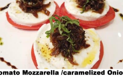 A Delicious Tomato and Mozzarella Salad (Caprese Salad)