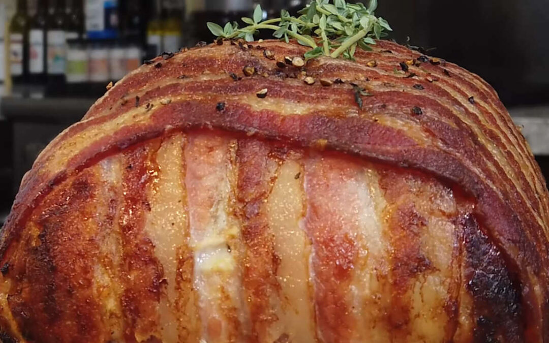 Chicken Meatloaf Recipe Wrapped in Bacon!