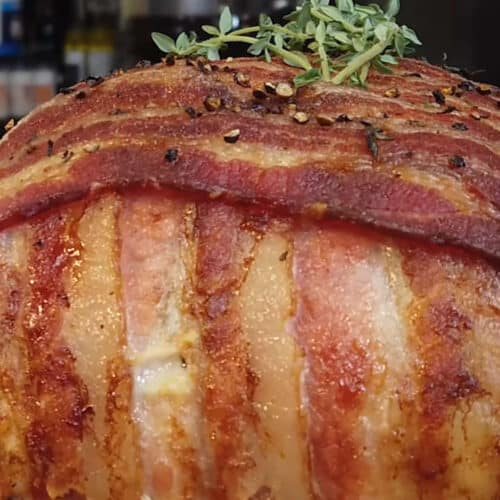 Chicken Meatloaf Recipe Wrapped in Bacon!