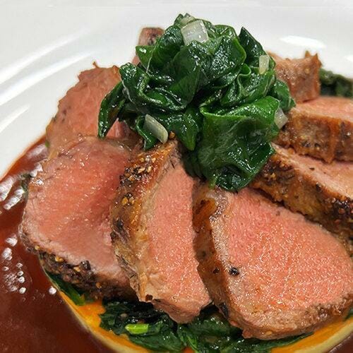 Roasted Lamb Loin Recipe