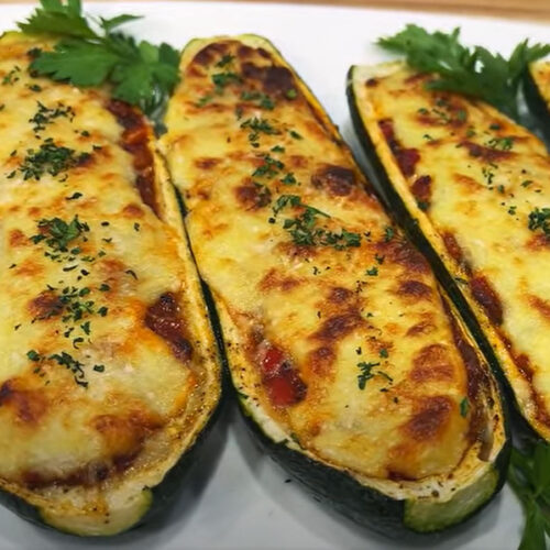 Stuffed Zucchini Boats Recipe