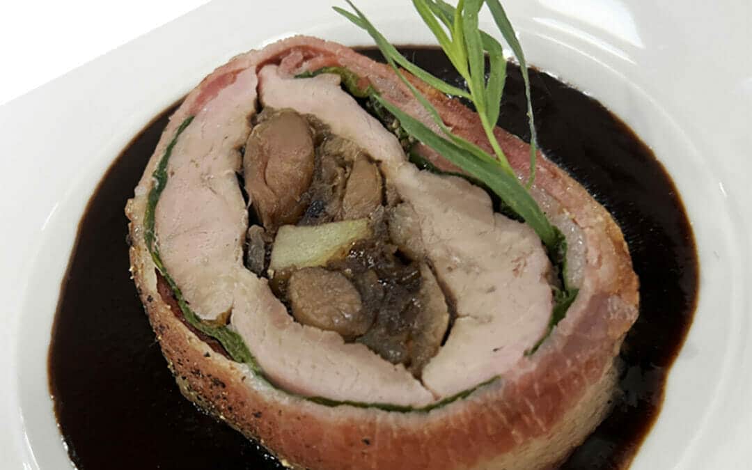 Duck Breast stuffed with Duck Confit