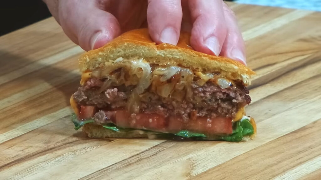 A Juicy Delicious Smash Burger
