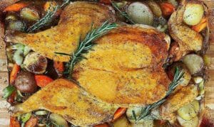 Easy Christmas Dinner Ideas - Roasted Chicken Recipe