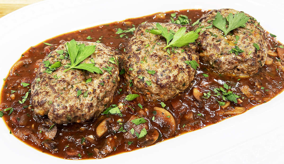 Delicious Salisbury Steak Recipe With A Mushroom Sauce