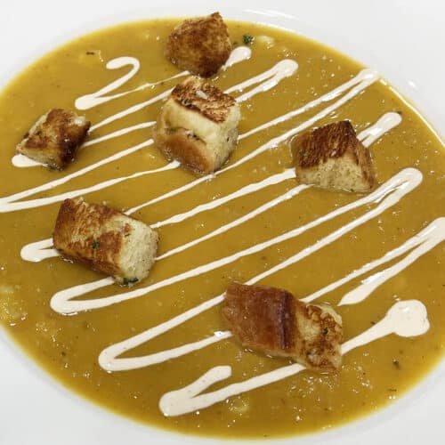 Garlic and Butternut Squash Soup