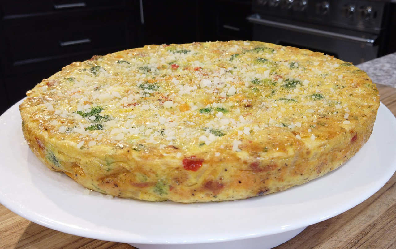 Goat Cheese And Broccoli Frittata Chef JeanPierre