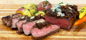 New York Strip Steak Recipe - with an easy potato recipe - Amazing!