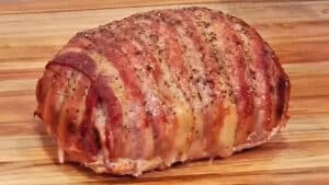Stuffed Pork Loin Recipe - Let the pork loin rest for 10 mins