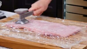 Stuffed Pork Loin Recipe - Pound it gently