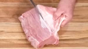 Stuffed Pork Loin Recipe - Remove the fat cap