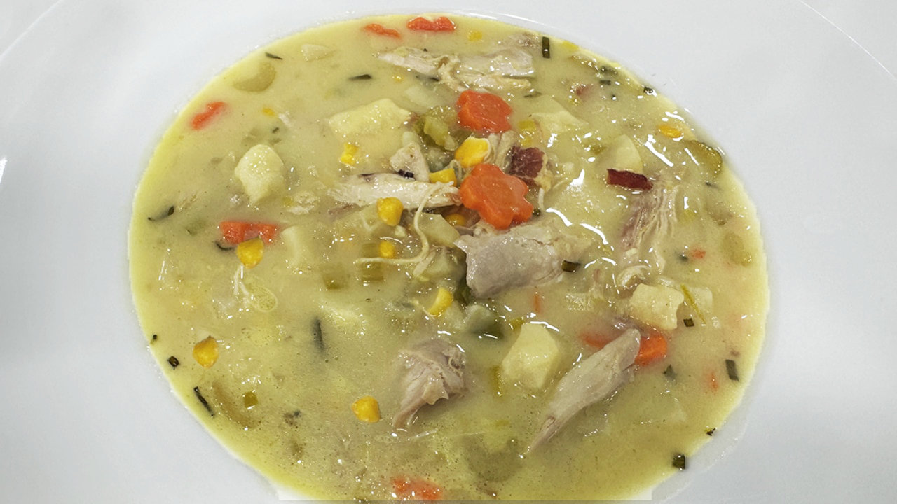 Creamy Chicken Corn Chowder: Comfort In A Bowl - Chef Jean-Pierre