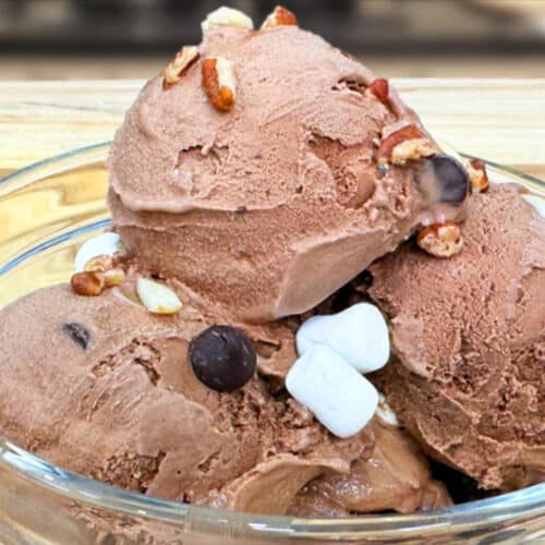Homemade Rocky Road Ice Cream Recipe!
