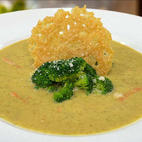 Velvety Broccoli Cheddar Soup How-To-Make-Broccoli-Cheddar-Cheese-Soup-Chef-Jean-Pierre