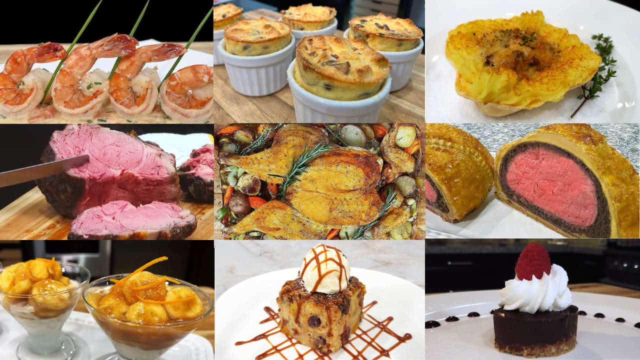 Christmas Menu Selections - Chef Jean-Pierre