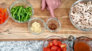 Chicken Pizzaiola Recipe - Mise en Place