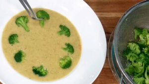 How To Make Broccoli Cheddar Soup - Broccoli florets