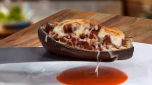 Cheesy Stuffed Eggplant  Chef Jean-Pierre