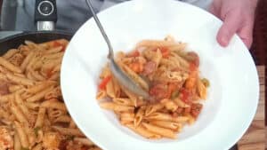 Quick Jambalaya with Pasta Recipe Chef Jean-Pierre