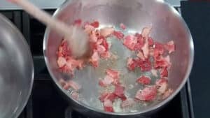 Steak Marsala - Bacon