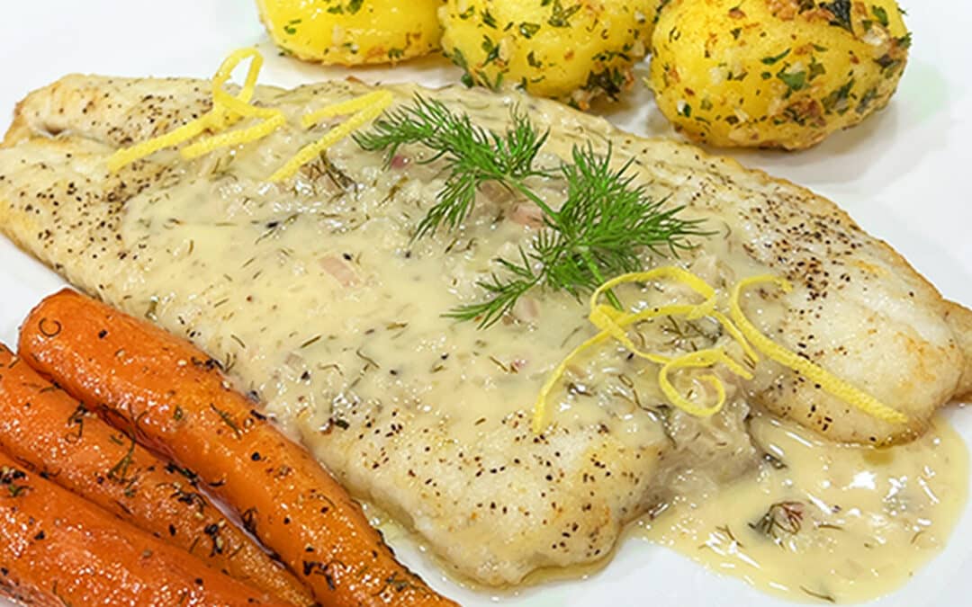 The Perfect Flounder Recipe With A Garlic Butter Sauce