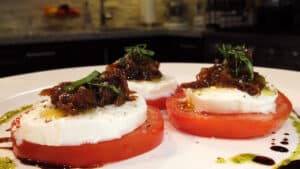 How to Make Caramelized Onions Recipe, Delicious on a Caprese Salad