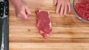 French Onion Beef Stir Fry - New York Strip