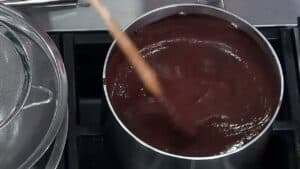 Rocky Road Ice Cream Recipe - Constantly stir until it thickens