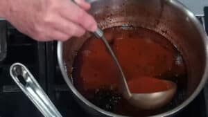 Pork Cordon Bleu Once Wine Reduced add Beef Stock
