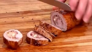 Pork Cordon Bleu Recipe - Slice your pork tenderloin