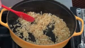 Tuna Casserole with Rice Saute with Onions
