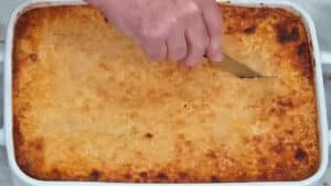 Simple Moussaka Recipe - Let Rest 30 mins Before Cutting