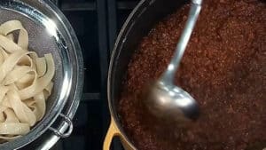 traditional Bolognese From Italy! adding more broth if needed