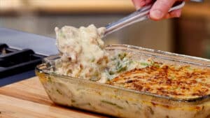 Creamy Green Bean Casserole and Cheese
