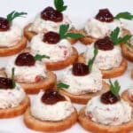 Easy Hors d'oeuvres Recipes - Goat Cheese Toasts with Fig Jam