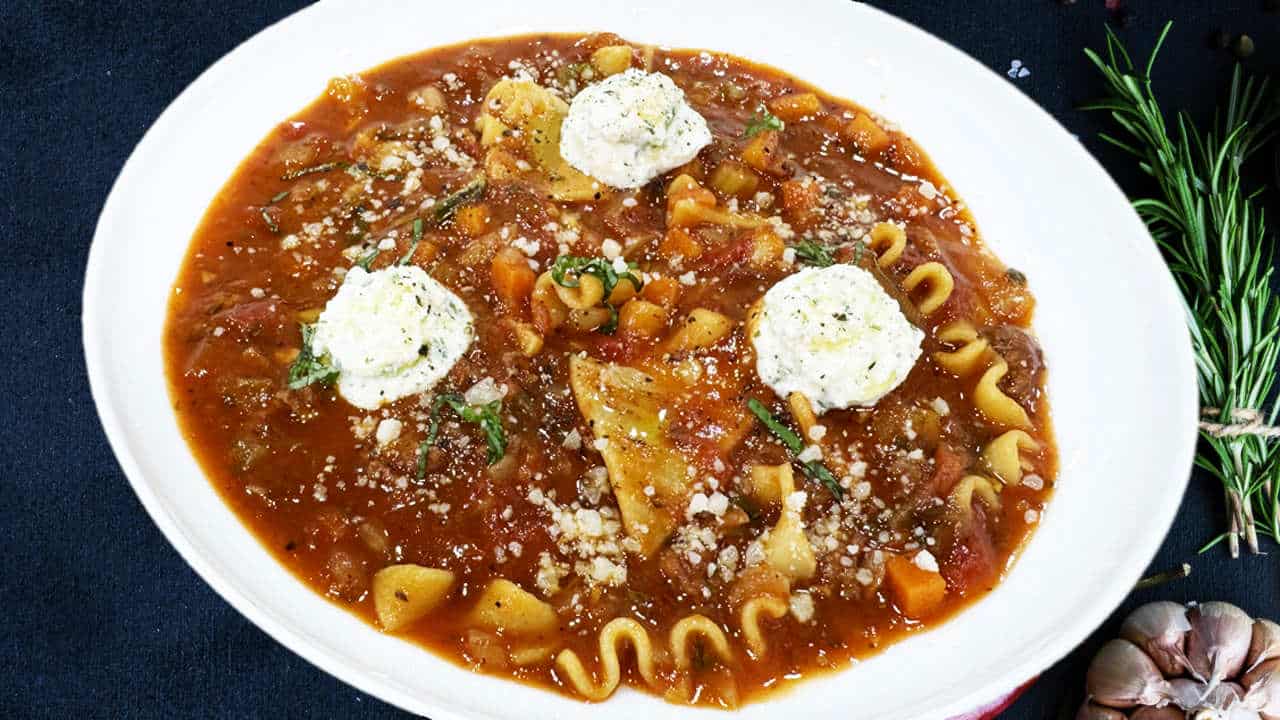 Lasagna Soup Recipe-image