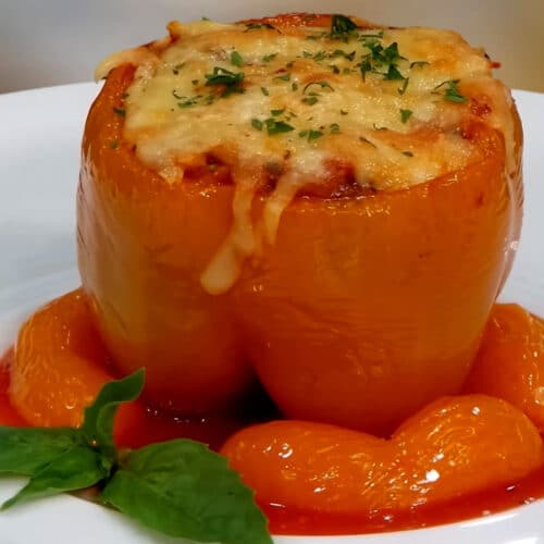 Stuffed Bell Pepper Ratatouille Recipe