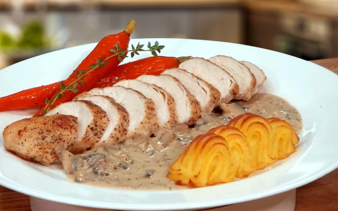 Champagne Chicken Worth Licking the Plate For!