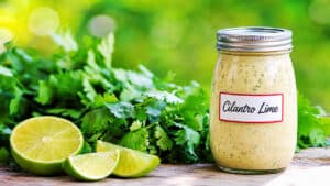 Homemade Cilantro Lime Salad Dressing